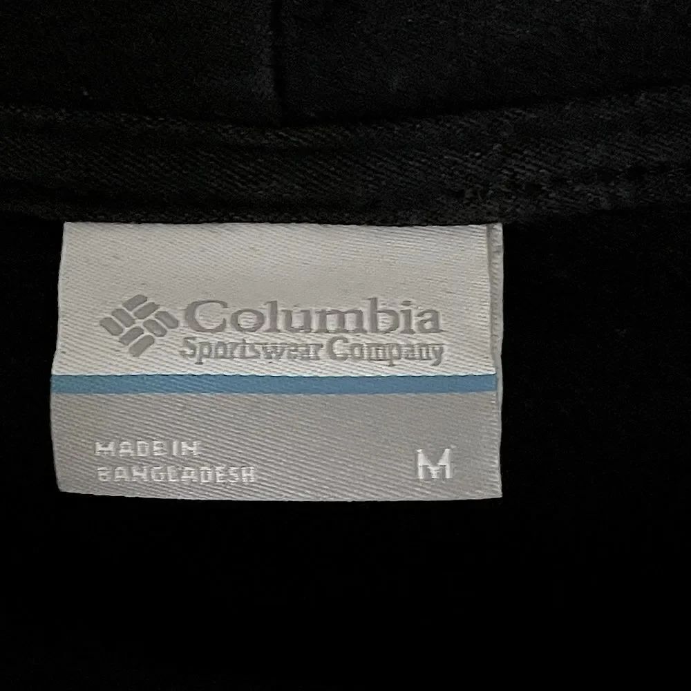 Columbia Black Long Sleeve High Neck Shirt. Size Medium. - Picture 3 of 3